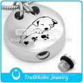 Fashion Urn Jewelry with Lovely Pets Dog Ashes In My Heart Stainless Steel Pet Urn Cremation Pendant